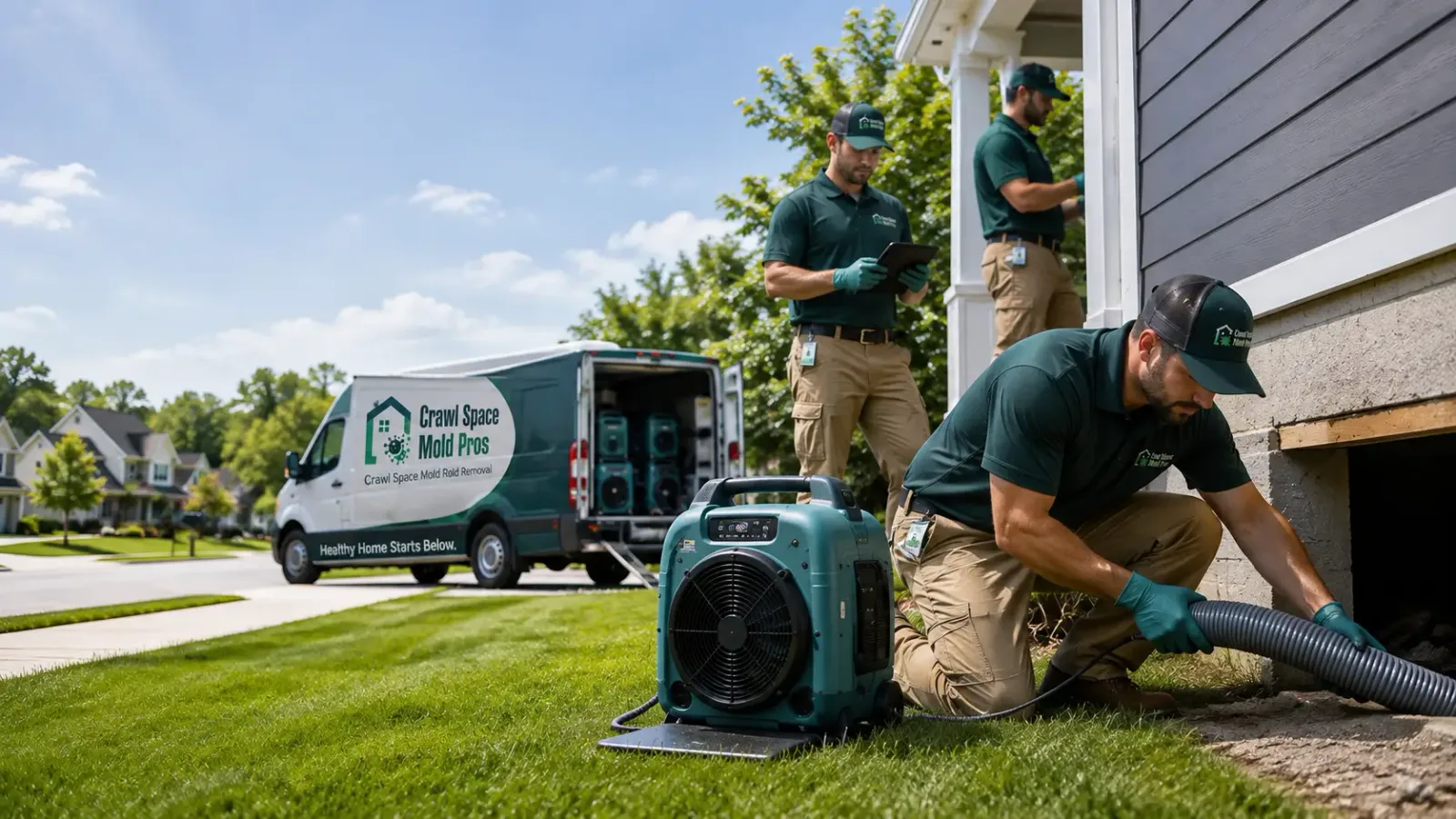 Crawl Space Mold Removal in Luxemburg, IA